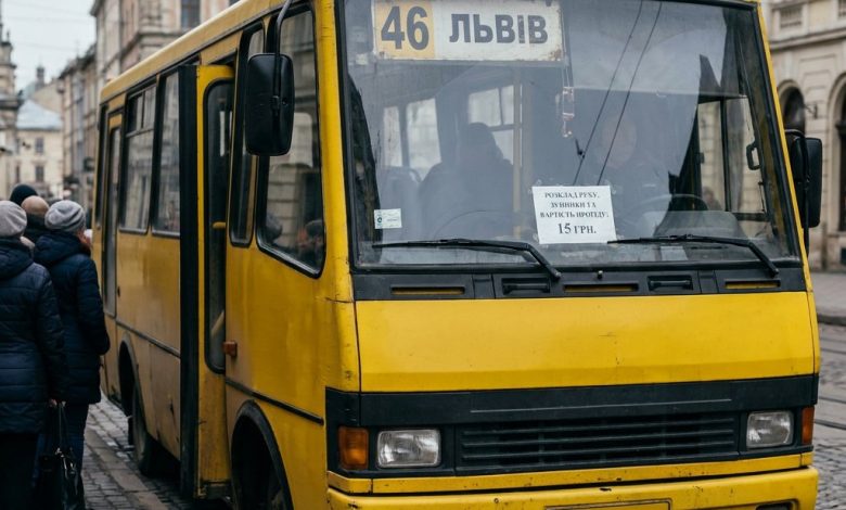 Автобус 46 Львів: розклад руху, зупинки та вартість проїзду