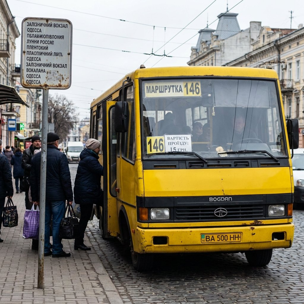 Маршрутка 146 Одеса: вартість проїзду та зупинки