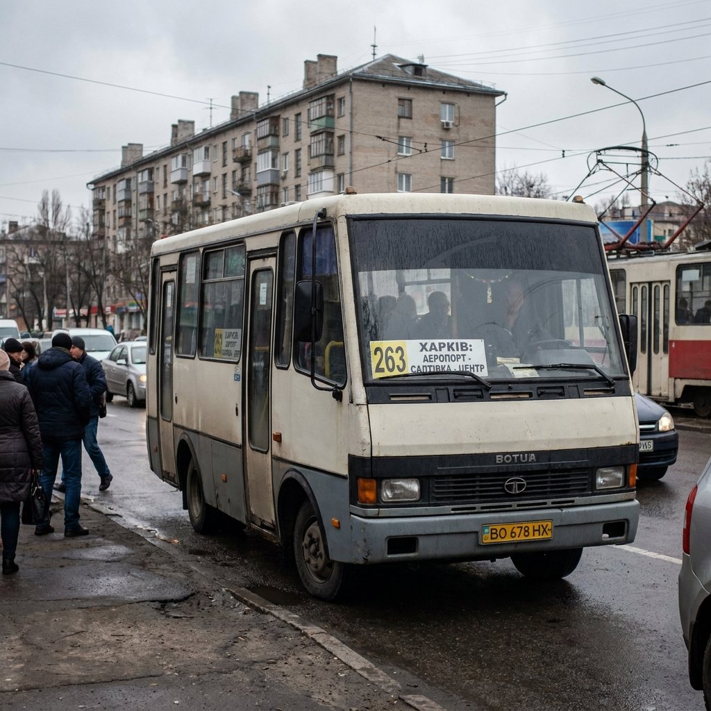 Маршрутка 263 Харків: схема руху по місту