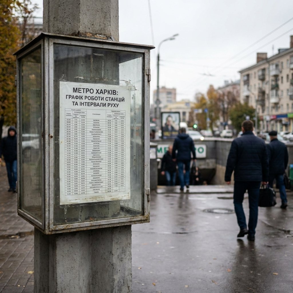 Метро Харків: графік роботи станцій та інтервали руху
