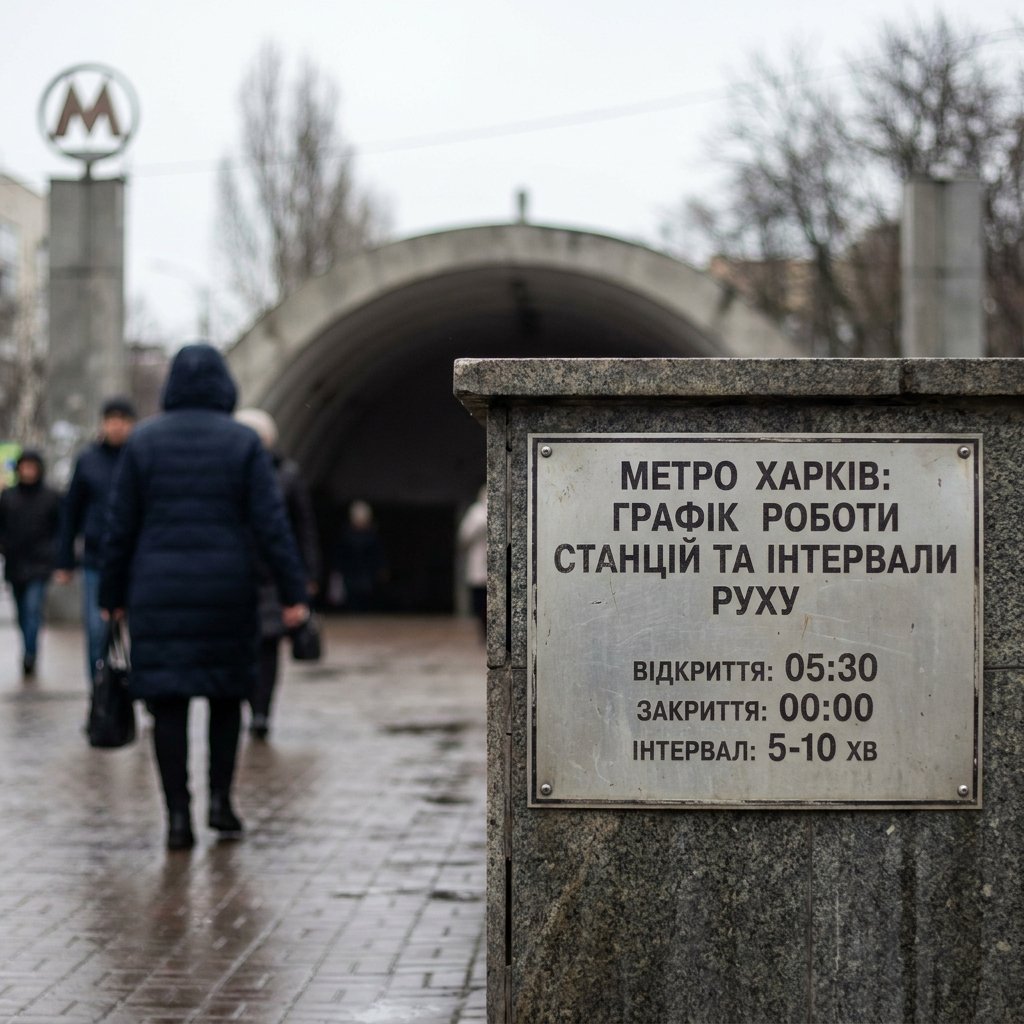 Метро Харків: графік роботи станцій та інтервали руху