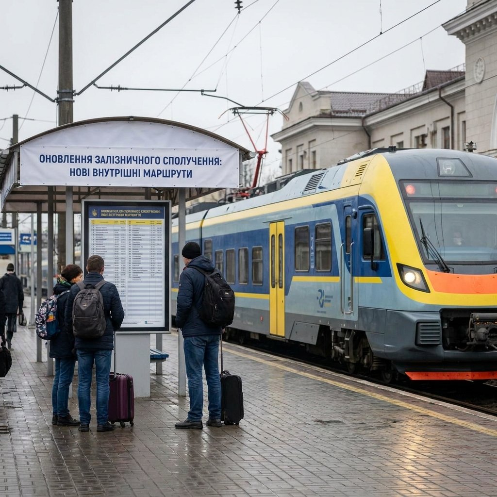 Оновлення залізничного сполучення: нові внутрішні маршрути