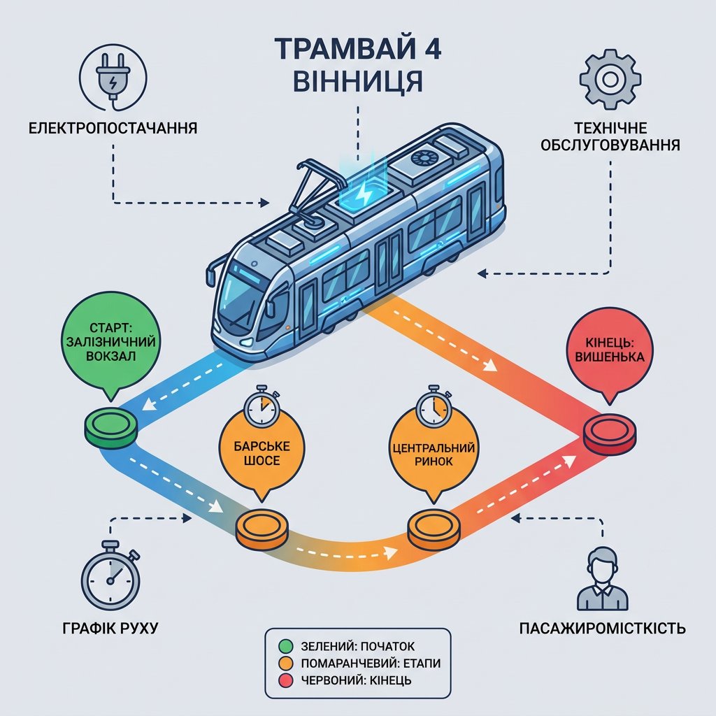 трамвай 4 вінниця