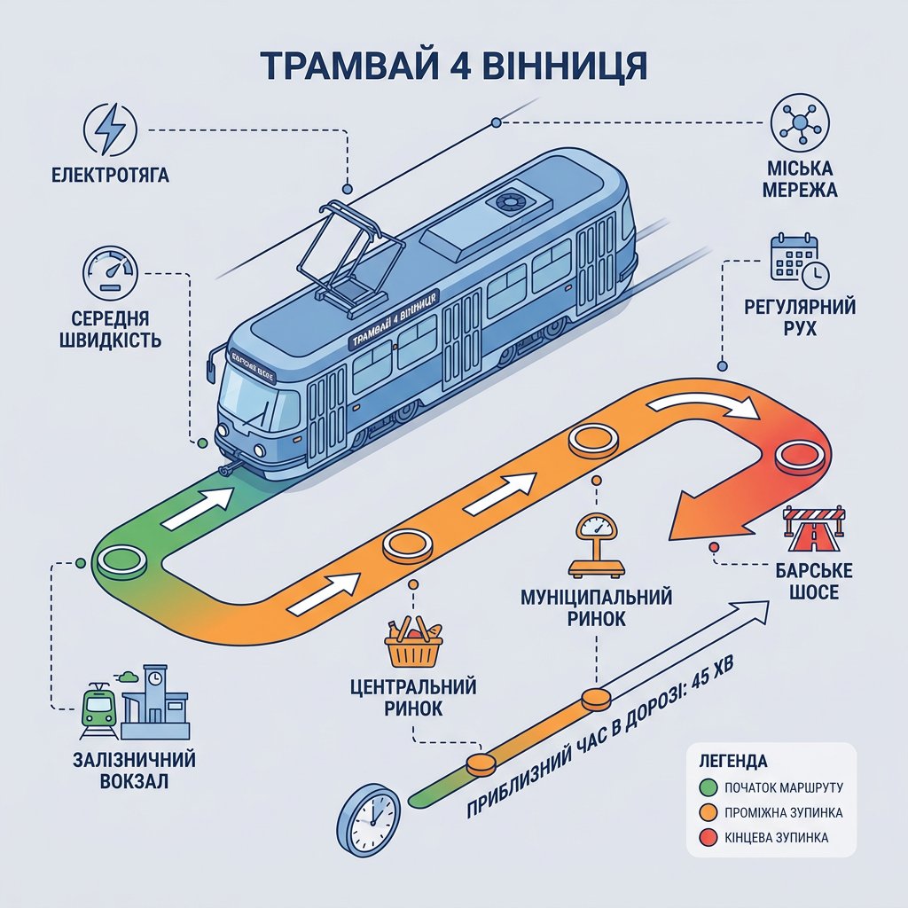 трамвай 4 вінниця