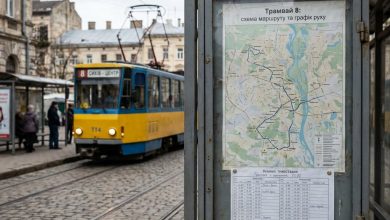 Трамвай 8 Львів: схема маршруту та графік руху