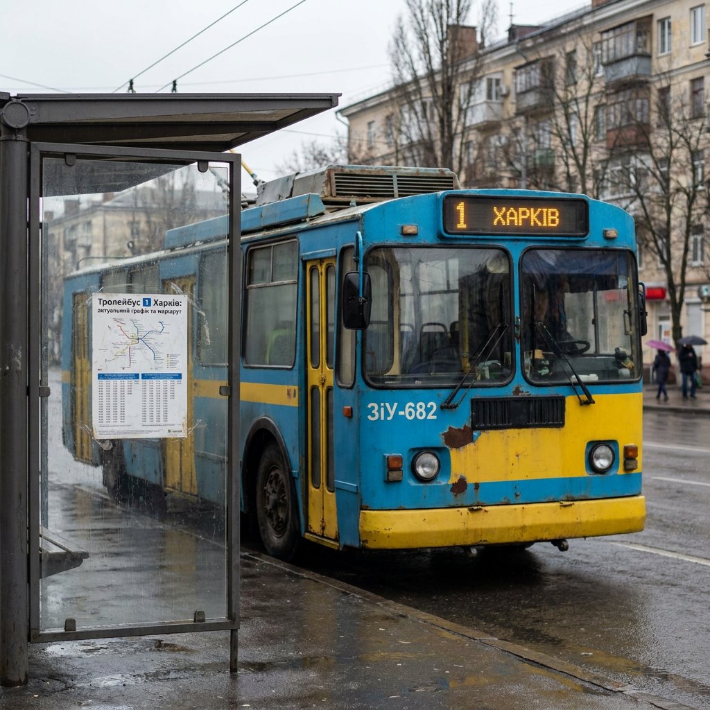 Тролейбус 1 Харків: актуальний графік та маршрут