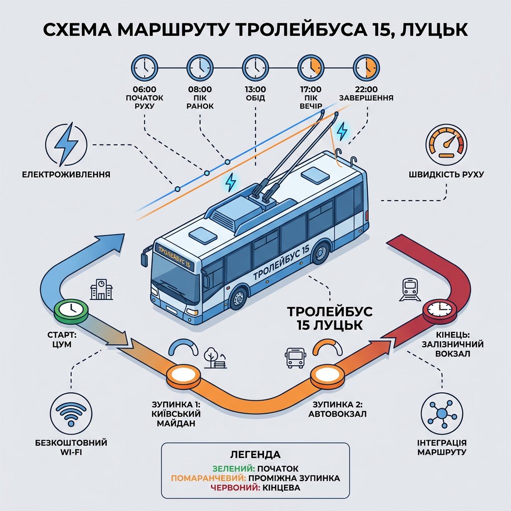тролейбус 15 луцьк