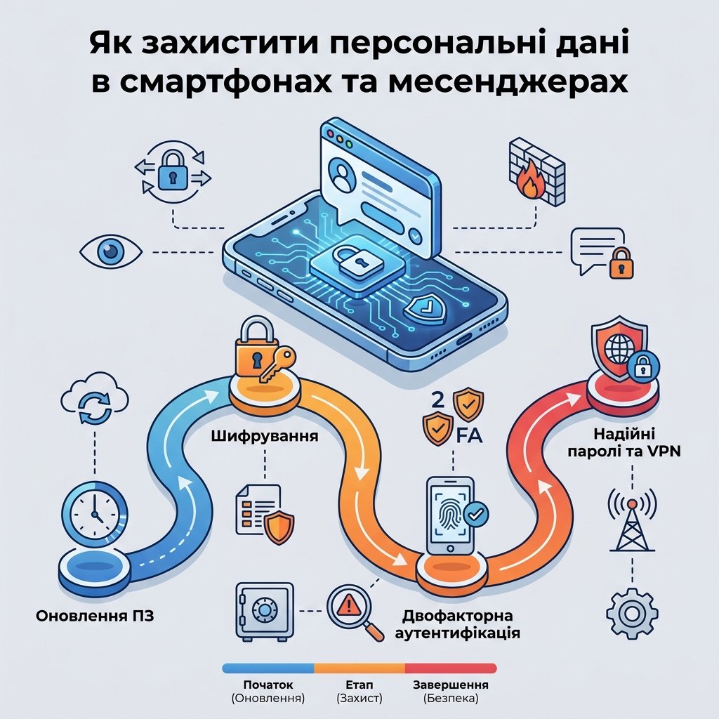 Як захистити персональні дані в смартфонах та месенджерах